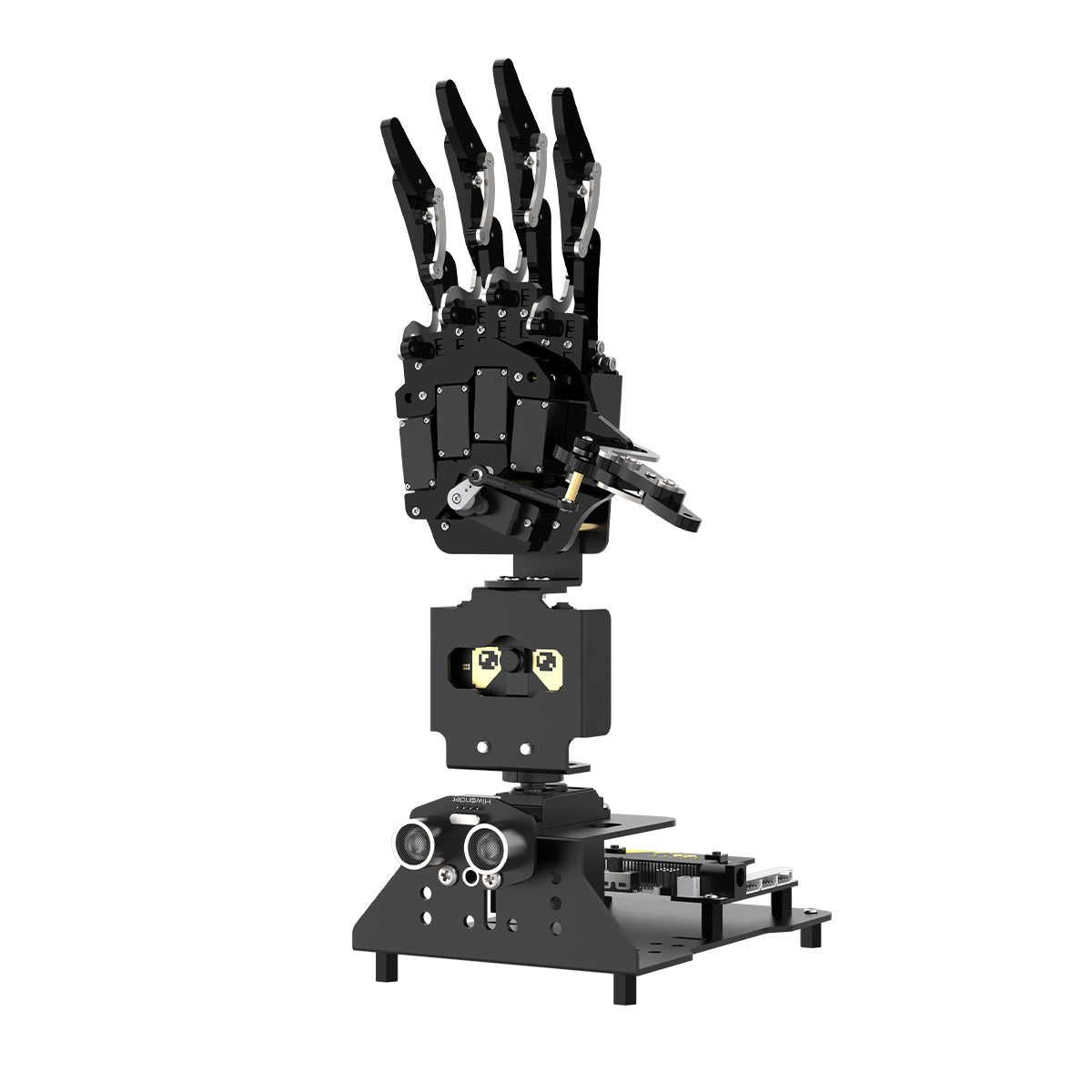 Open-Source Robotic Hand AiHand Powered by micro:bit V2 Programming Educational Robot, Support WonderCam AI Vision Module Open-Source Robotic Hand AiHand Powered by micro:bit V2 Programming Educational Robot, Support WonderCam AI Vision Module